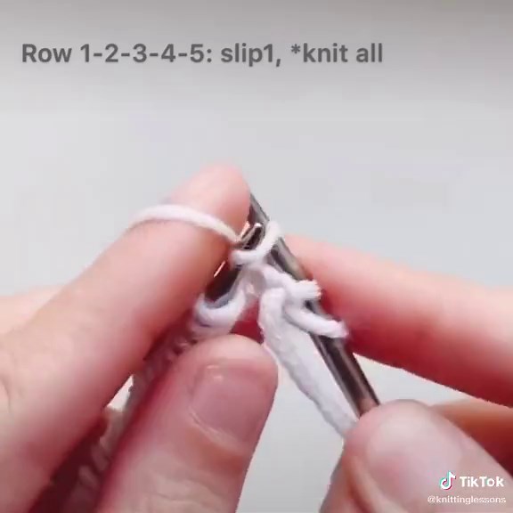 Knit Scallop Border #crochet #knitting #knitt #stitch #knittingtutorial