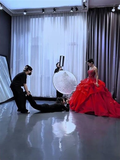 Red Quinceanera dress #quinceañera #quinceañeradress #dress #quincedresses #fashion #wedding