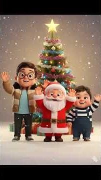 Santa Snow Time 🎅❄️ | Cute Kids Poem | Cozy Christmas Song for Toddlers