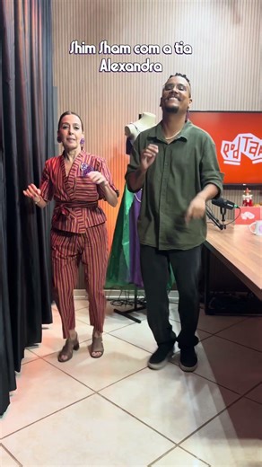 Shim sham com a tia Alexandra