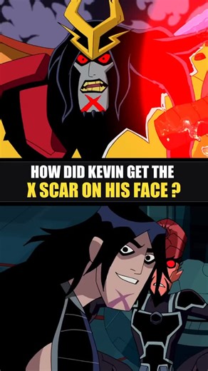 Fandom Fuel on Instagram: "Kevin got his X shaped mark in omniverse | #ben10 #ben10omniverse #ben10alienforce"