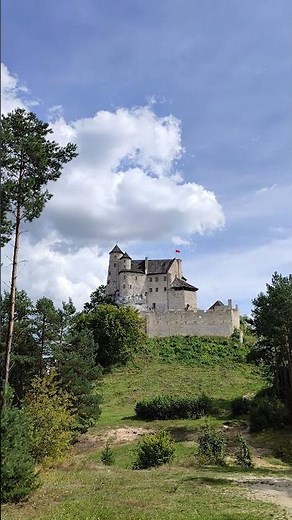 Widok na Zamek w Bobolicach - Zamek Bobolice - The Bobolice Castle