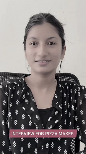Interview for Pizza Maker #clientinterview #interview #pizzamaker #jobinromania #reels | Nidhi Kashyap