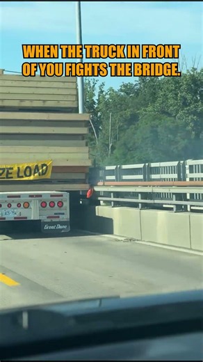 The Absolute Wildest Way to Realize Your Load Is Way Too Big for the Lane.
