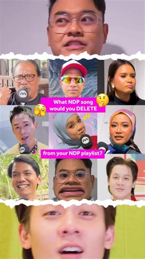 Delete ONE NDP song. Don’t say Home ah. 😤 Visit sg60.mediacorp.sg and be a part of our National Day festivities! #ThisIsOurSG #NDP25 #SG60 #NDP2025 | Mediacorp