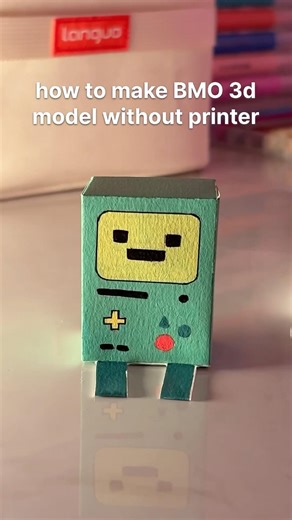 how to make BMO 3D model without a printer ￼, app: Da Vinci Eye #shorts