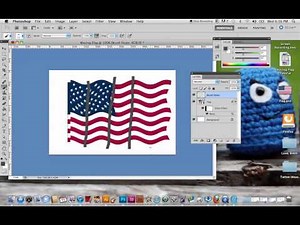 How to make a waving flag in Photoshop