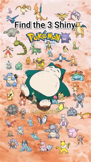 CapCards TCG | Can you find the shiny Pokémon? Let us know in the comments. #PokemonTCG #Nostalgia #shinypokemon #pokemon | Instagram