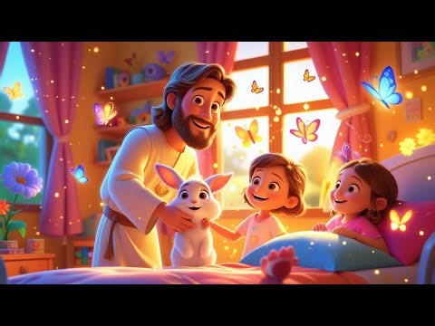🌼🎶 Música Gospel Infantil com Jesus | Louvor para Crianças e Família🐶👶✨