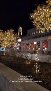 Temple Square Christmas lights return | Church of Jesus Christ Temples
