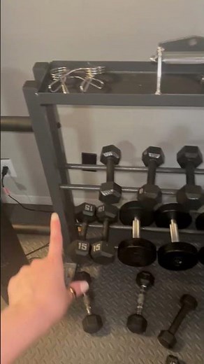 Weight Storage Rack In The Home Gym | MARCY