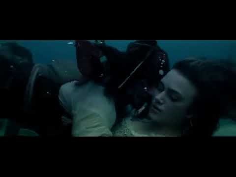 2003 Pirates of the Caribbean - Jack Sparrow (Johnny Depp) saves Elizabeth Swan (UNCONSCIOUS)