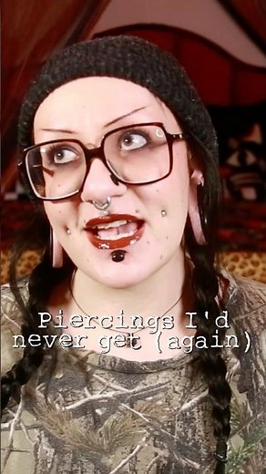 Piercings I’d NEVER get again 🙅‍♀️ #piercing #nasallang #bodymodification