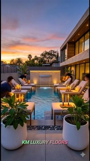 Luxury Backyard Pool Transformation | From Construction to Dream Pool#KM Luxury Floors