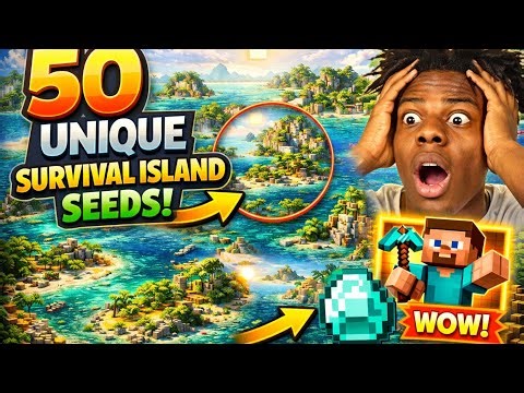 50 UNIQUE Island Seeds in Minecraft 😱 | Best Survival Island Seeds (Insane!)#Minecraft#MinecraftSeed
