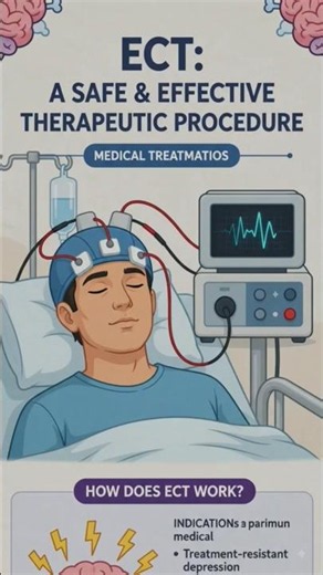 ⚡ Electroconvulsive Therapy (ECT) Explained |Indications & Complications | Mental Health Nursing