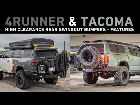 In Depth Look - 4Runner & Tacoma High Clearance Rear Swing out Bumpers
