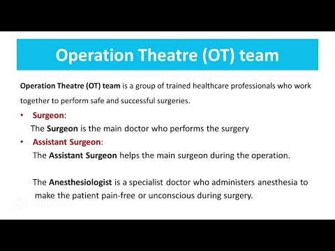 Operation Theatre Working for Beginners | OT Training Video