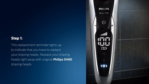 SH90 Replacement Heads Compatible with Philips Norelco Shaver Series 9000 Series 8950