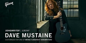 Dave Mustaine & Gibson Launch the Dave Mustaine Songwriter Acoustic Guitar