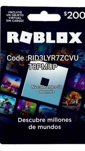 Carte Robux gratuit code #bloxfruits #roblox #viral #fyp