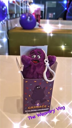 Grimace Plush Keychain at McDonalds | Grimace Purple Birthday Meal | 2026