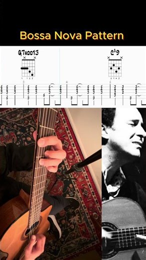 How to Play Bossa Nova Guitar Tutorial and Tab #guitar #bossanova #jazz