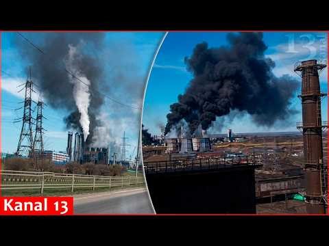 Ukrainian UAVs hit strategic ammonia production site inside Russia - Explosions, fire occur