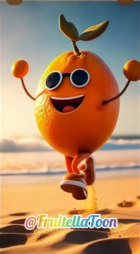 Playful Orange Animation 🍊 Cute Naughty Oranges