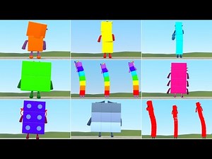 Playing as All Blocks 3D Memes Numbers Nextbot of Learning Blocks With Gmodbob