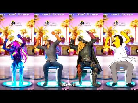 ALL Skins & Emotes Showcase (IN FORTNITE) ⭐