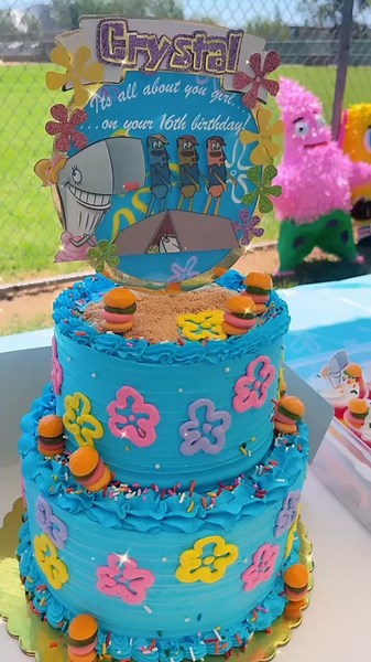 #16thbirthday #pearl16birthday #spongebob #spongebobparty #mrcrabs #sandiego #party #birthday