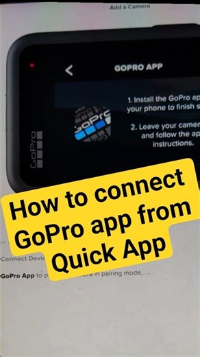 How to connect GoPro apps from GoPro Quik app #gopro #goproquik #goprohero9 #goprodome #goproplus