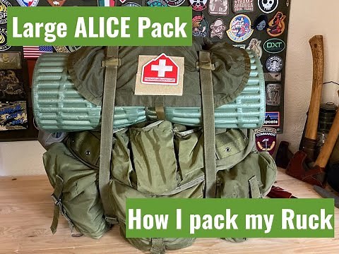 Large ALICE Pack, How I pack my Ruck.