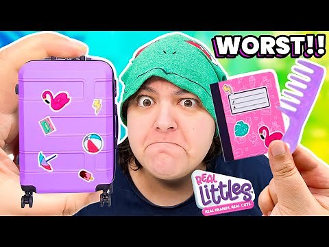 DON'T! Unboxing Real Littles Roller Case Journal Luggage Mystery Boxes