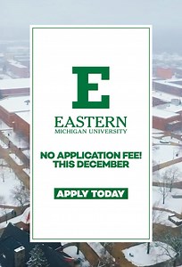 2.4K views · 46 reactions | Thinking about transferring? This is your sign. This December, Eastern Michigan University is waiving the transfer application fee. Apply for free and take the next step toward your first job. Don’t miss out. Finish strong and start fresh. Use code TR26 → https://bit.ly/4oRKkgD #TRUEMU #BecomeMoreYou | Eastern Michigan University | Facebook