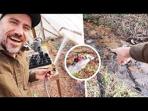 FINALLY!! First Try Pumping Water from My CREEK! 💧