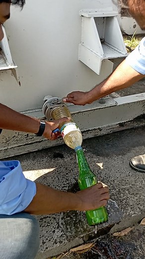 Transformer's oil preparing for testing ##electricity #electricalwork #transformers #oil ##viralreelsfb | Lineman24.com