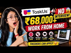 🔥WORK FROM HOME JOB | Students, Homemaker, Freshers &12th Pass Can Apply |Complete Guide