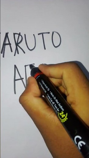 NARUTO Name Logo Drawing#Logo#Gaming