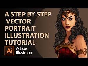Step by Step Vector Portrait in Adobe Illustrator 2020 | Vector Art | Vector Illustration