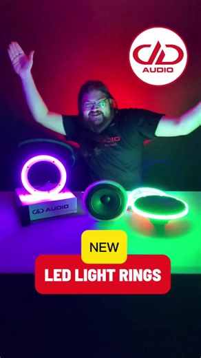 NEW DD Speaker LED Light Rings! ✔️ Custom Tooled! ✔️ Multi-Directional (front and side light casting) ✔️ Remote Controlled ✔️ Precision Engineered ✔️ Wide Compatibility #ddaudio #caraudio #bassheadsoftiktok #sonido