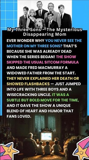 My Three Sons – The Mysterious Disappearing Mom #ClassicTV #60sSitcoms #NostalgiaTV