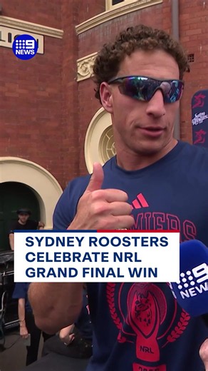 Celebrations are in full swing for the Sydney Roosters and the tricolours faithful, following their nail-biting Grand Final win. #9News