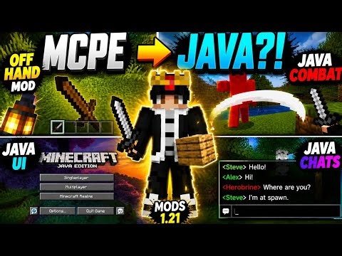 I Turned MCPE Into JAVA Edition 😱