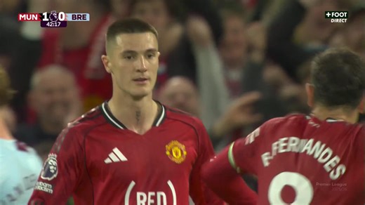 #PL 🏴󠁧󠁢󠁥󠁮󠁧󠁿 : Sur une contre-attaque éclair, Šeško double la mise pour les Red Devils ⚡️