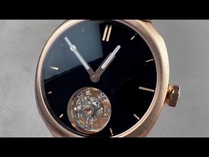 H. Moser & Cie Rose Gold Streamliner Tourbillon Vantablack 6804-0400 | Full Review & Features