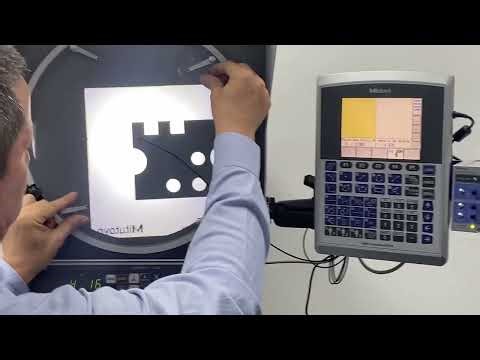 Configuración optoeye y qmdata con Proyector de perfiles MITUTOYO PJ-Plus 302- 802-10PKA1