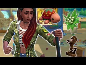 Can I furnish my sims home with just crafted items? // Sims 4 crafting challenge