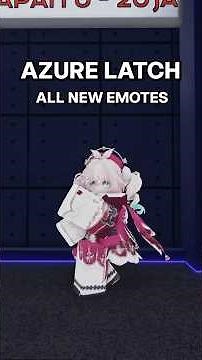 All New Azure Latch Emotes (British Aiku Update) | #roblox #bluelock #azurelatch